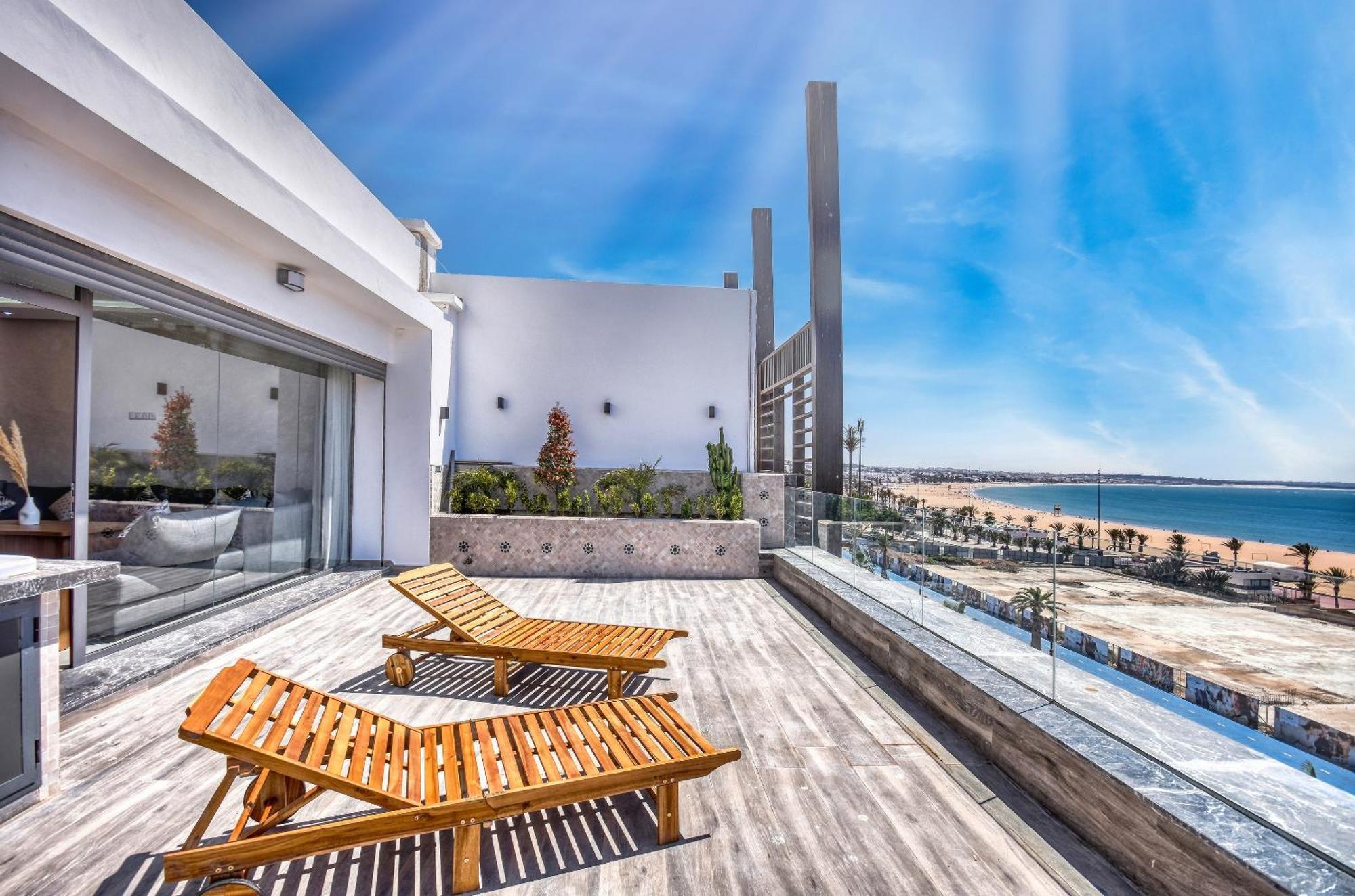 Luxury Seafront Appartement 6-7P Агадір Екстер'єр фото